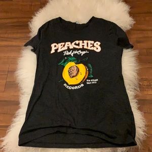 Peaches Record Store Graphic